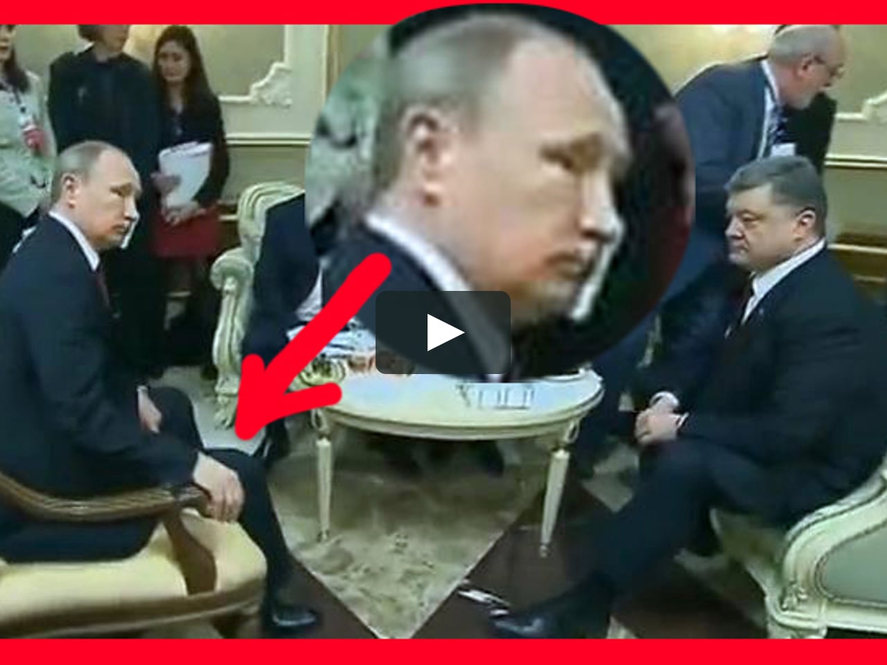 Путин на стуле