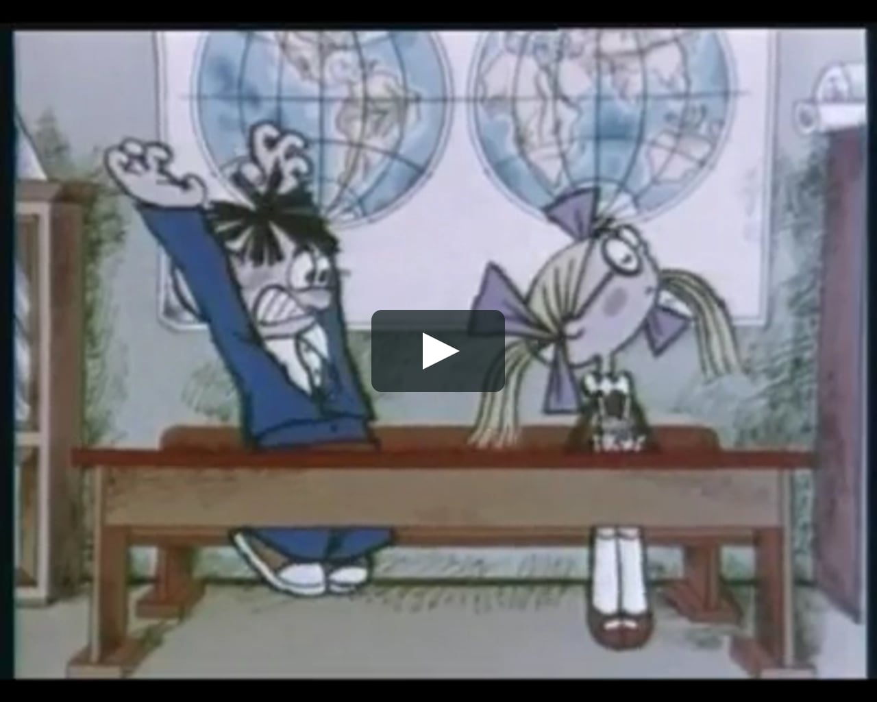 На задней парте мультфильм 1978