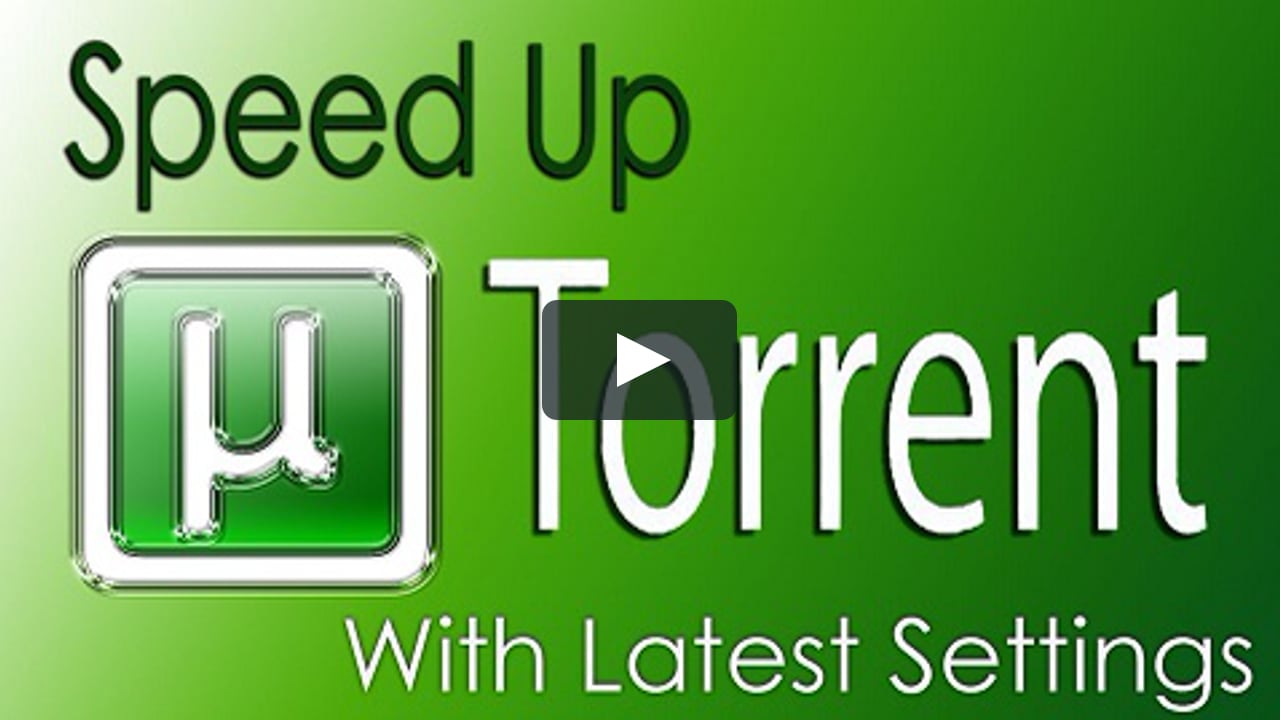 utorrent speed up 2016
