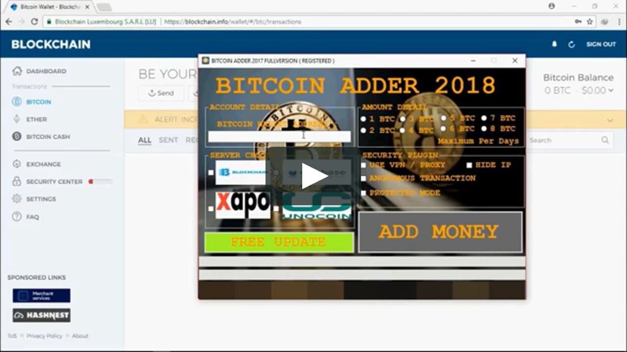 bitcoin adder 2018 pro original
