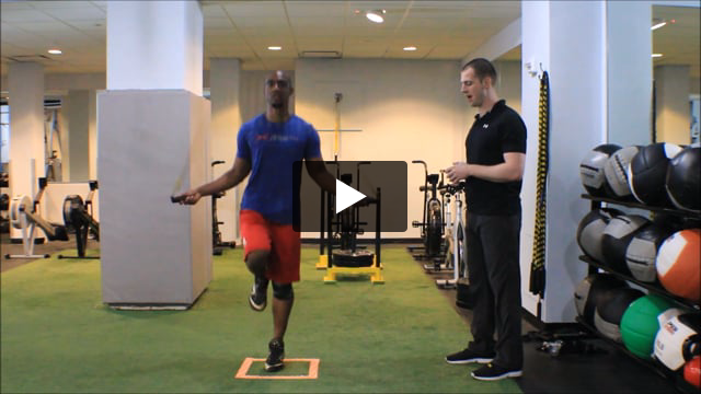 Single Leg Jump Rope in a Box