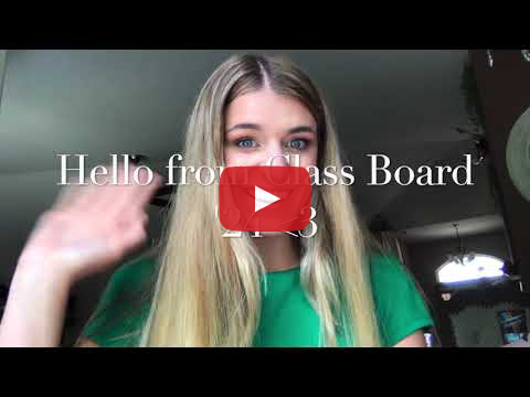 Class Board Welcome Video
