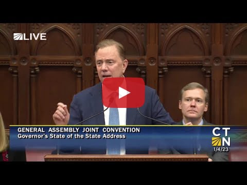 Video of Governor Lamont's 2023 State of the State Address