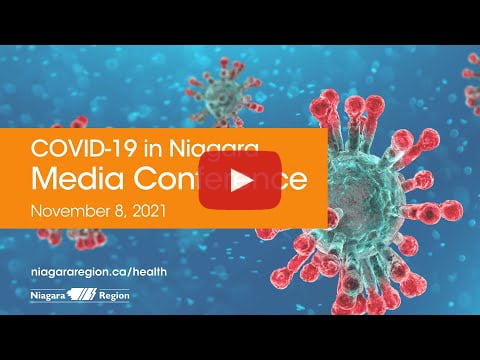 Video link for COVID-19 media conference on Nov. 8, 2021
