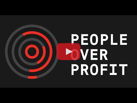 People over Profit platform