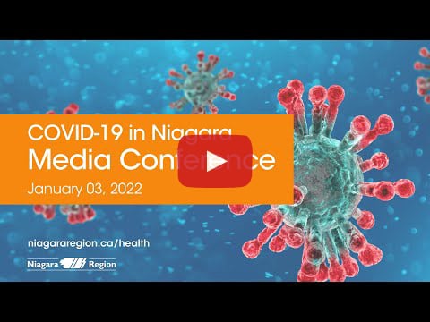 Video link for COVID-19 media conference on Jan. 3, 2022