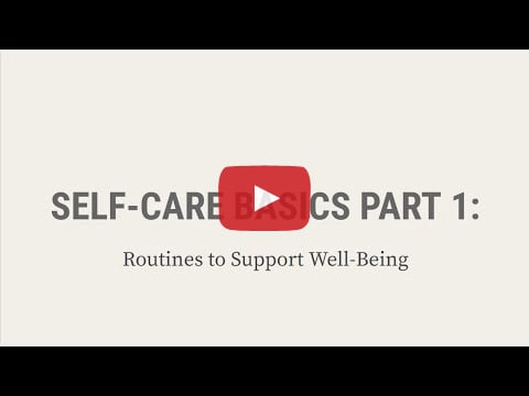 Self-care basics