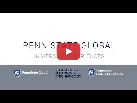 Joel Waters, coordinator of education abroad and international programs, was recently featured in a video collaboration between the Eberly college, Penn State Teaching and Learning with Technology's Immersive Experience Lab, and Penn State Global.
