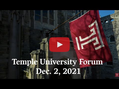 Temple University Forum on standing together to address enhanced safety measures