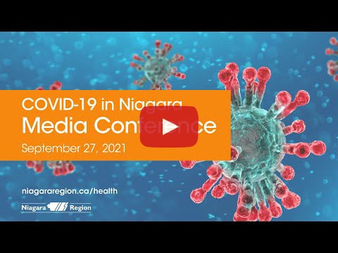 Video link for COVID-19 media conference on Sept. 27, 2021
