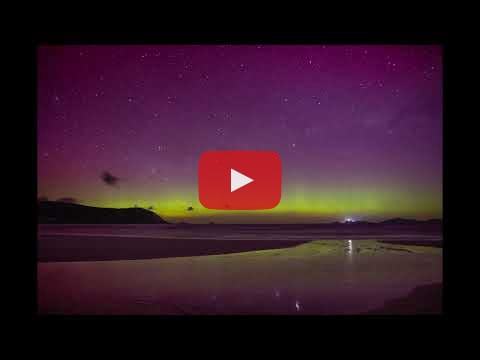 A video of aurora australis