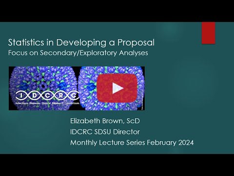 Statistics in Developing a Proposal