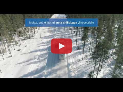 Turvallista talviajoa – huomioi teille muodostuneet urat Turvallista talviajoa – huomioi teille muodostuneet urat