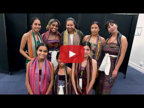 Video with members of Timor Oan Sira in traditional dress
