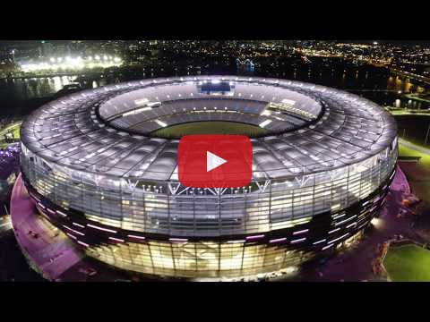 Video of Perth Stadium light show