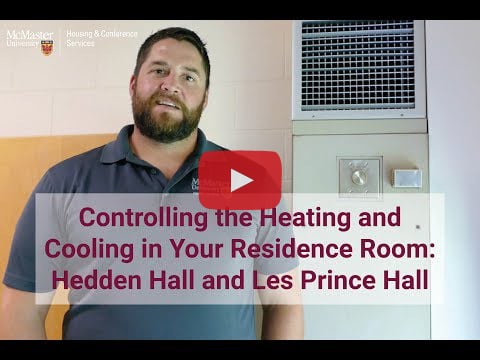 Controlling the Heating in Hedden Hall and Les Prince