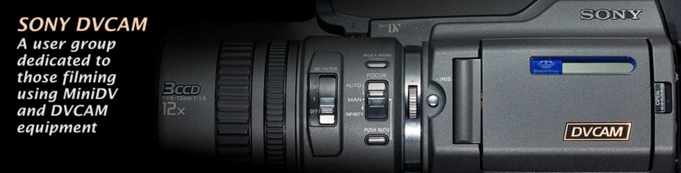 SONY DVCAM (Products & Filming)