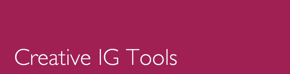 Creative IG Tools: How Tos on Vimeo
