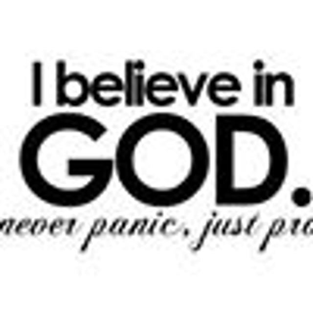 God panic. I believe in God. God is good картинки. Comsume.