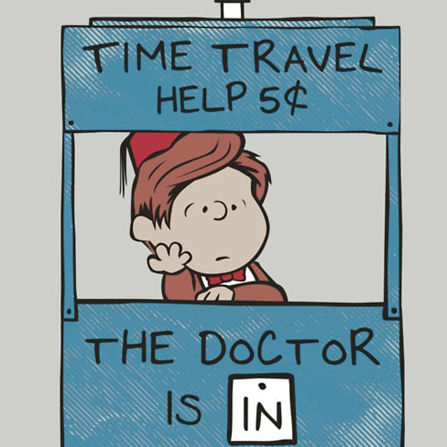 The doctor said to nick do. Хелп тайм. Peanuts Doctor who.