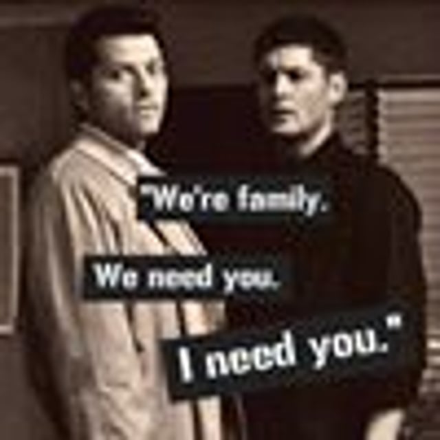 I need you brother. Dean and CAS Mixtape. Dean Winchester tumblr quotes. You need us. I learn my Lesson Dean i don't serve man and i certainly don't serve you.