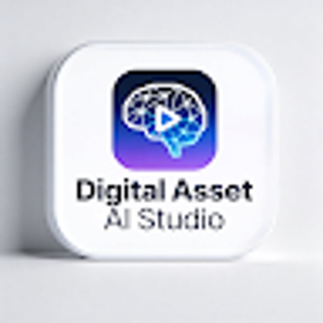 Digital asset AI studio