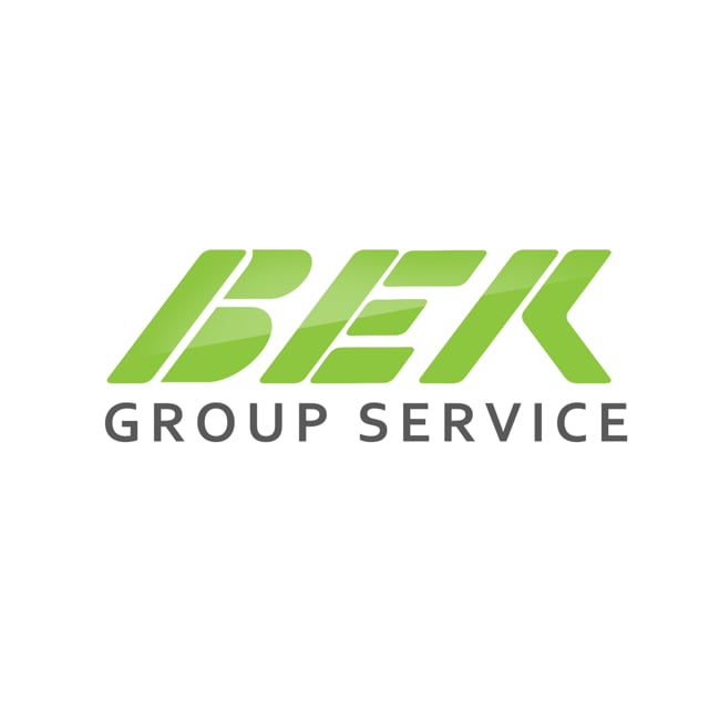 Service group. Bek service logo.