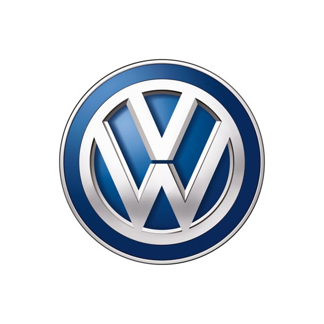 Крутящийся знак volkswagen