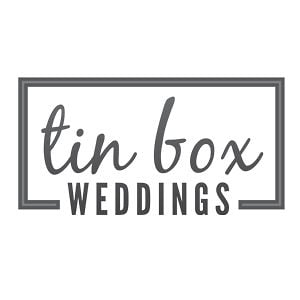 tin box weddings