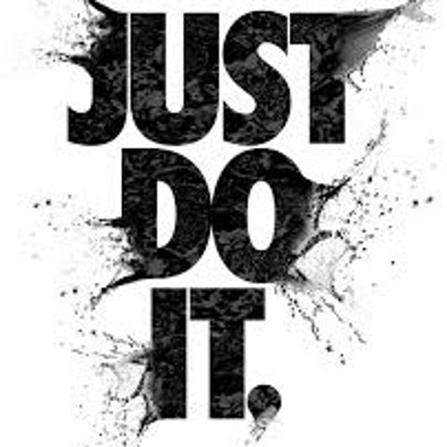 Just do it тату эскиз