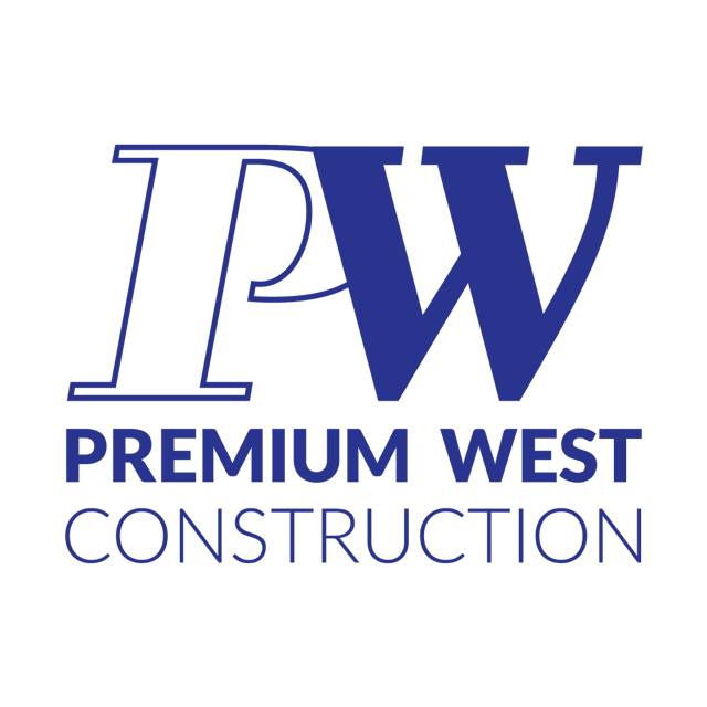 W premium. Премиум Вест. Premium West логотип. Вест ко Констракшн. West Construction, логотип компании.