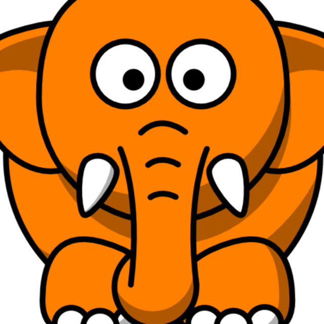 Orange elephant. Рыжий слон. Оранжевый Слоник. Слон на аватарку. Слон мультяшный.