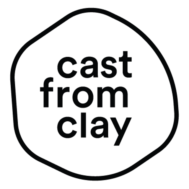 Cast home. Clay logo.