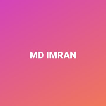 Vimeo profile picture for @mdimran
