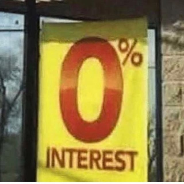 0 interest