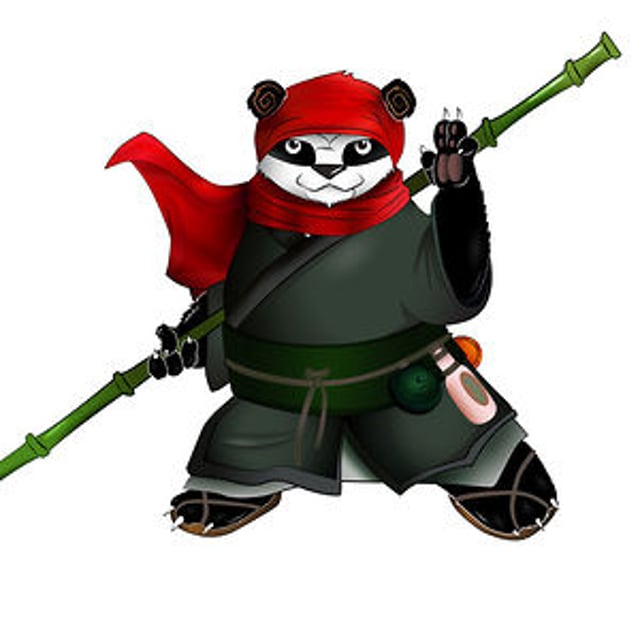 Ниндзя Панда 2d. Ninja Panda.