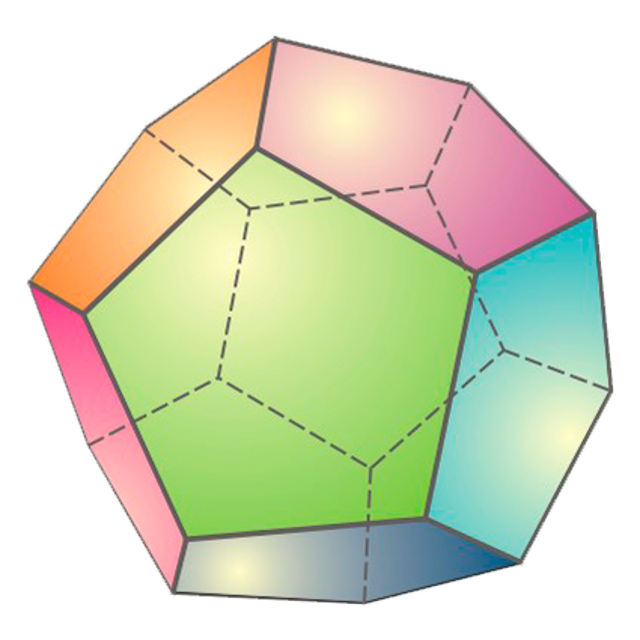 Рисунок правильного додекаэдра