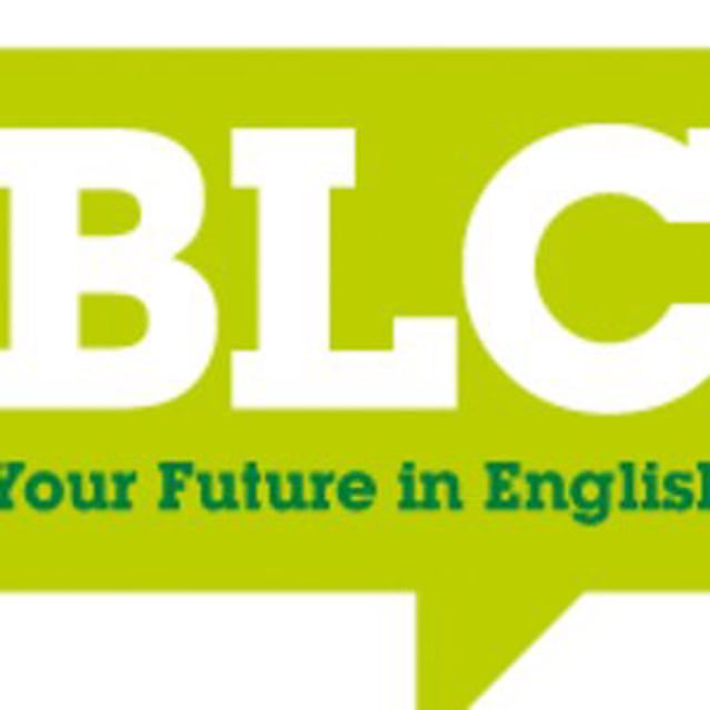 Quality english. BLC logo. BLC logo vector. Language Center logo. English uk logo.