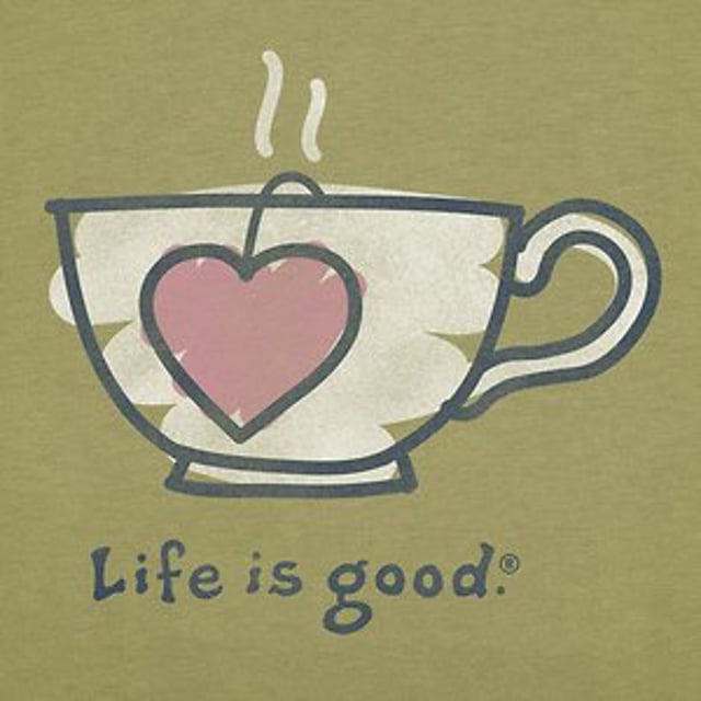 Am tea. Life is good кофе. Life is good надпись. Life is good кофе картинки. Love Tea Art логотип.