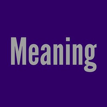 Vimeo profile picture for @meaning