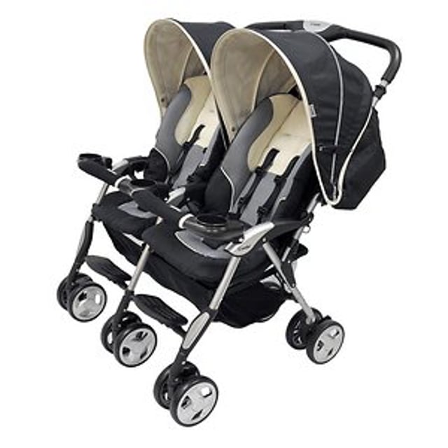 combi double umbrella stroller