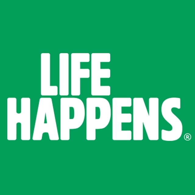 Needs life more. Life happens. First developer logo.