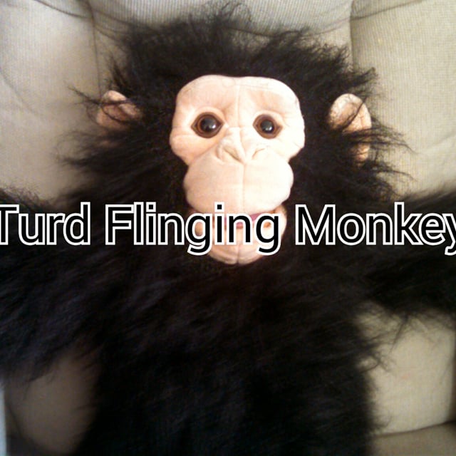 flinging monkey toy