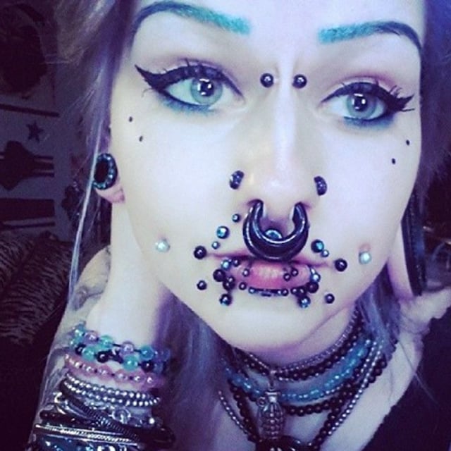 Pierced And Tattooed Girl