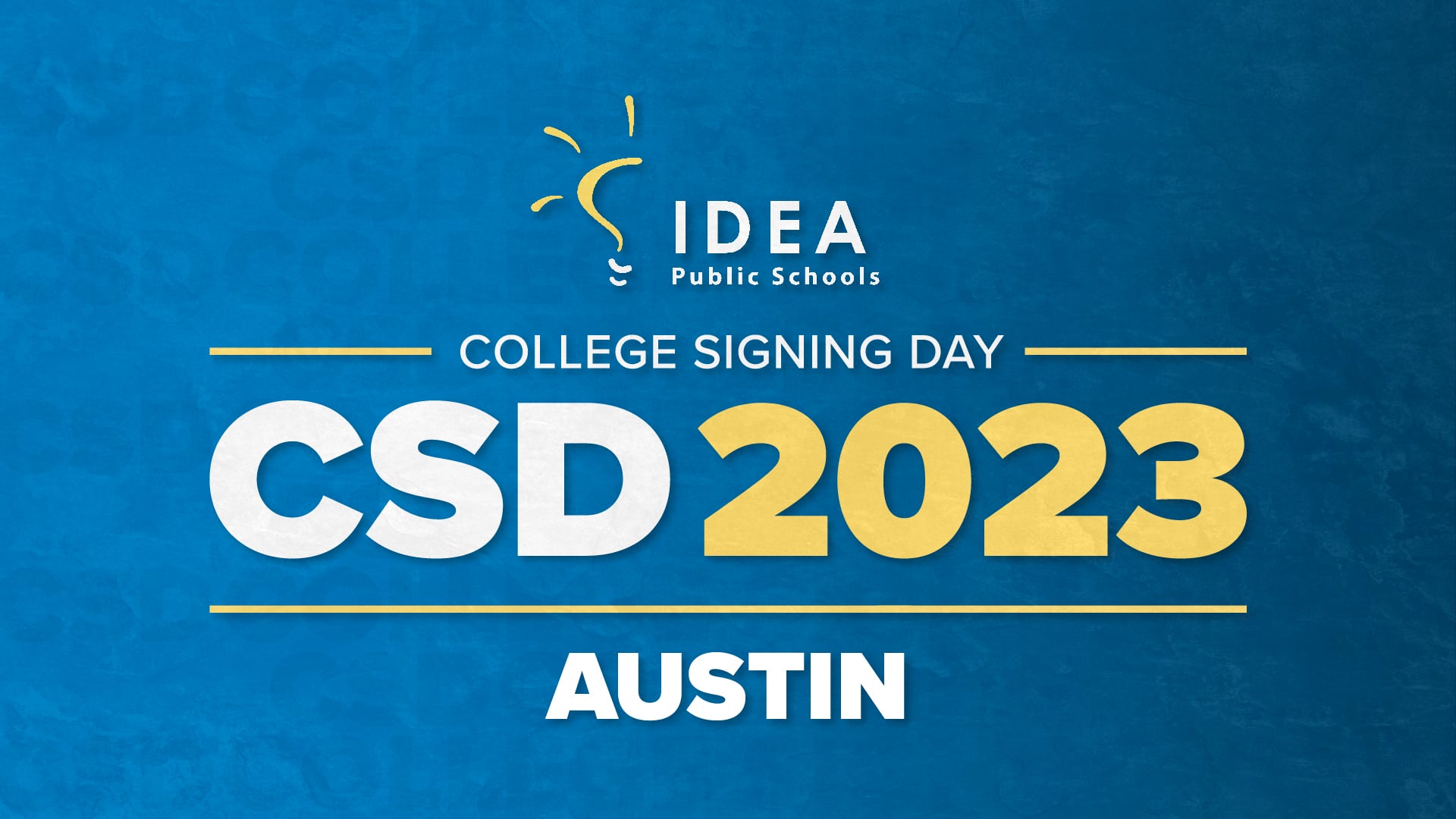 2023 IDEA CSD (Austin)