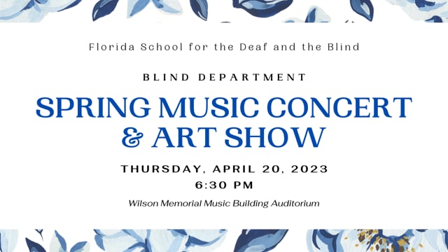 Spring Concert & Art Show