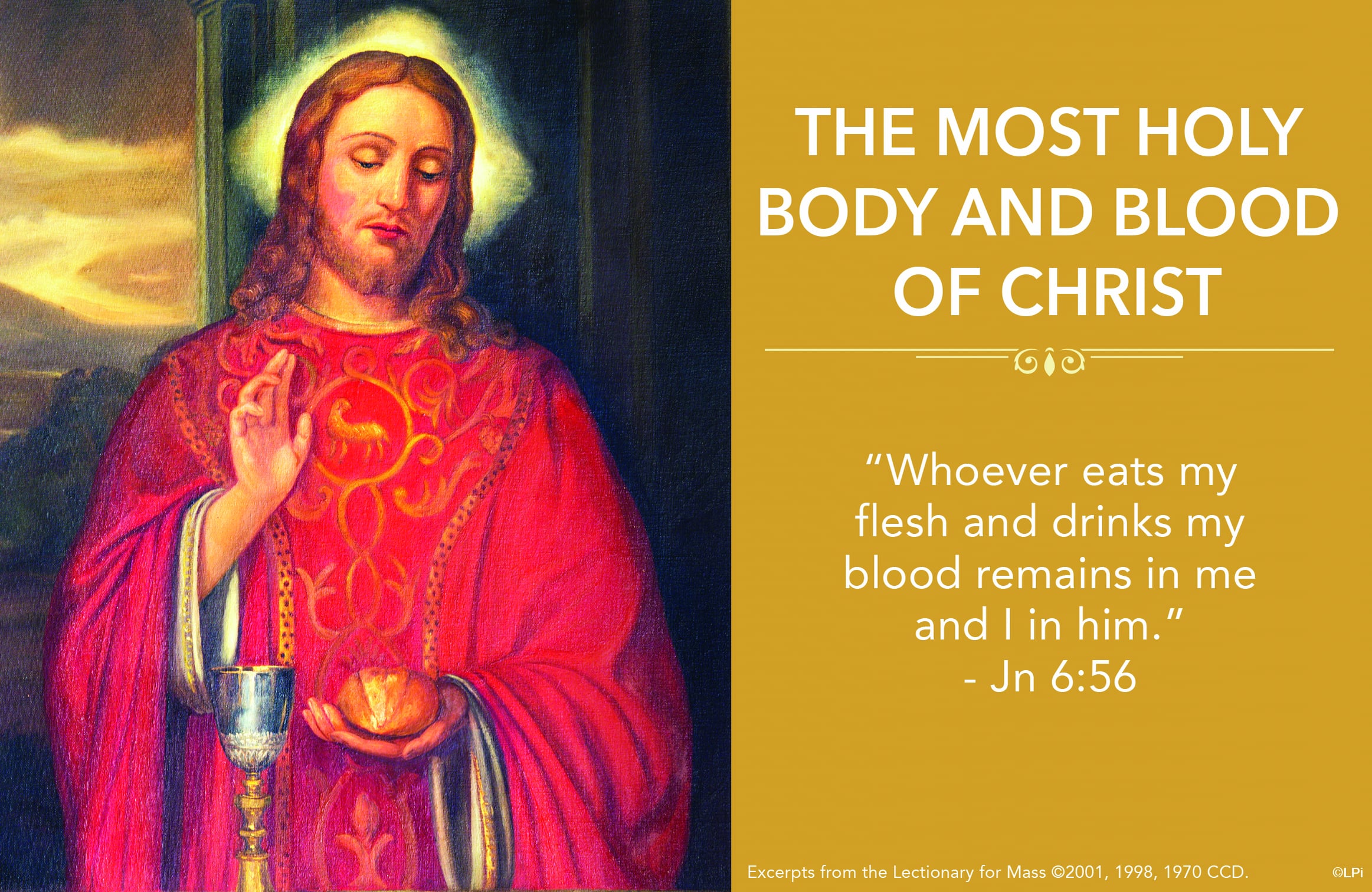 The Most Holy Body and Blood of Christ - Sunday Mass - June 11, 2023 ...