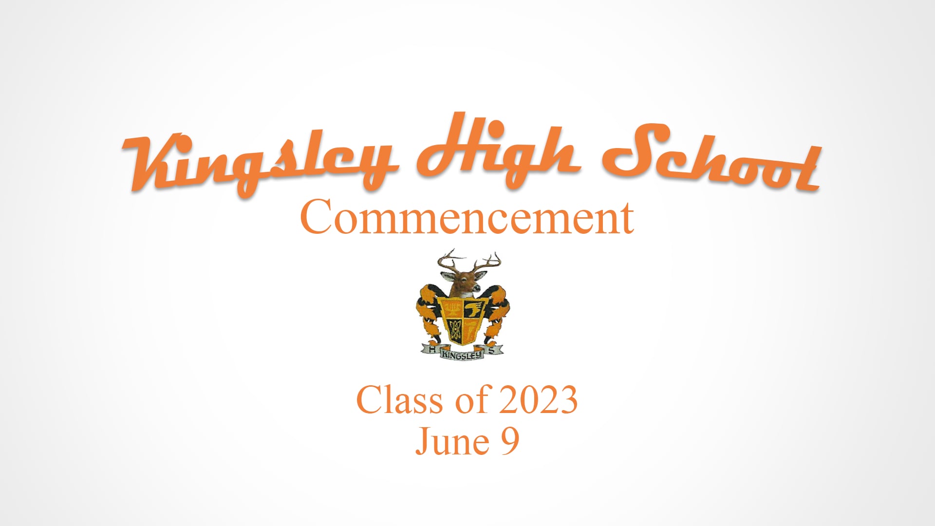 Kingsley High School Commencement 2023