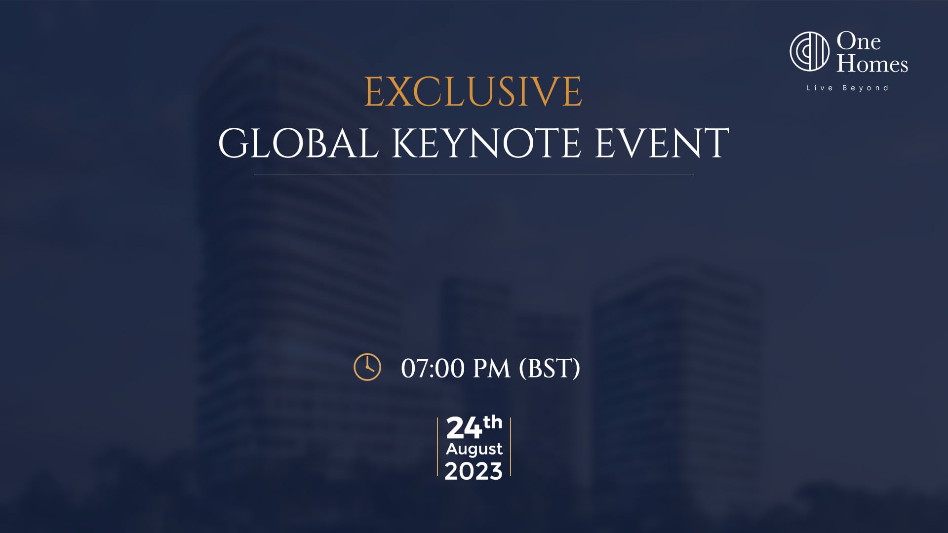 Exclusive Keynote Live Stream