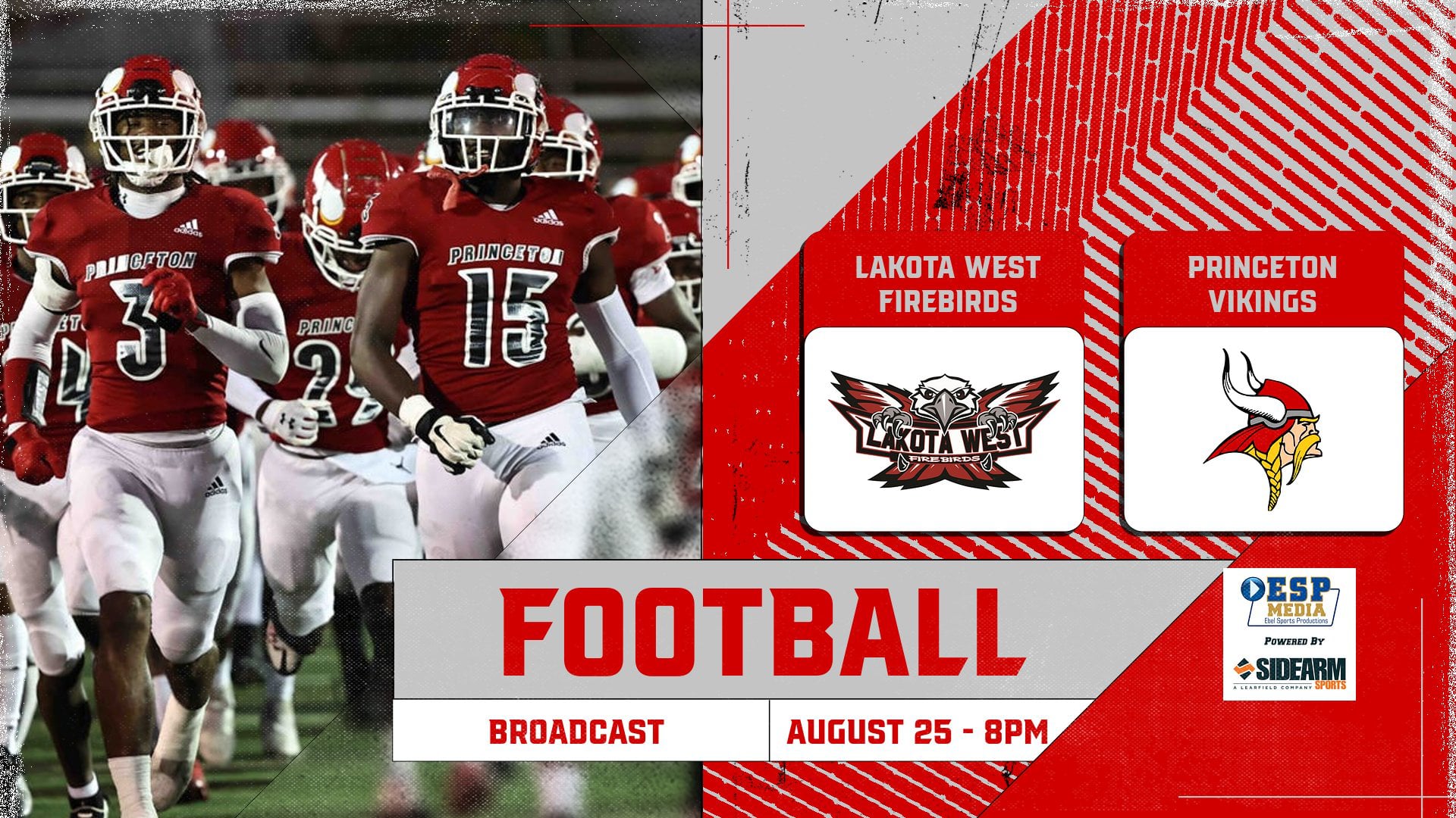 Princeton Vikings Football vs. Lakota West Firebirds